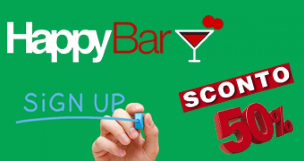 Sconto 50% Registrandoti!!!